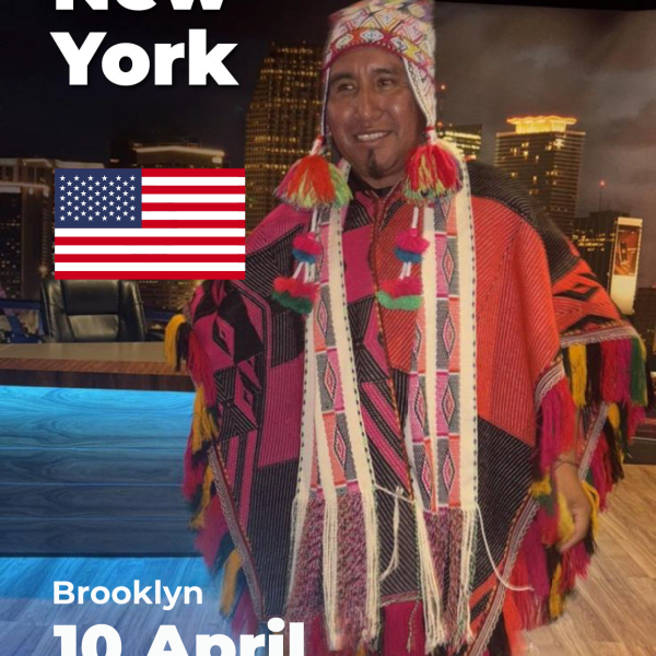 April 10 : New York limpieza energetica y ceremonia del cacao