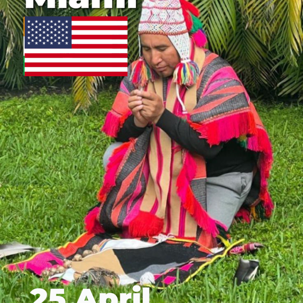 Miami 25 de abril Cosmovision Andina
